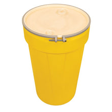 Load image into Gallery viewer, Yellow 55 Gal Poly Drum Metal Bolt Rings | Bung Holes | 1655MBRBG - 1655MBRBG - image 3