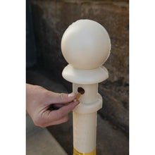Load image into Gallery viewer, Beige 5 Quart Outdoor Ashtray | SafeSmoker | 1206BEIGE - 1206BEIGE - image 3