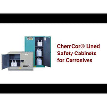 Load image into Gallery viewer, 23 Gal Under Fume Hood ChemCor® Cabinet | Self Close Doors, Silver | 8837242 - 8837242 - image 3