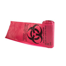 Load image into Gallery viewer, 15 Gal Biohazard Waste Cans Liner Bags, Red | Pack of 100 | 05901 | Justrite - image 3