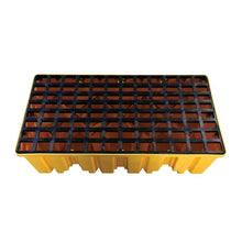 Load image into Gallery viewer, 2 Drum Pallet | Yellow Plastic, With Drain | 1620 | Eagle - image 3