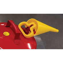 Load image into Gallery viewer, 5 Gal Red Steel Safety Can for Flammables | Funnel | Type I | UI50FS | Eagle - image 3