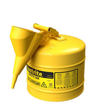 Load image into Gallery viewer, Type 1 | Diesel Safety Can w/ Funnel | 5 Gal, Yellow | 7150210 | Justrite - image 3