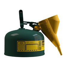 Load image into Gallery viewer, Type 1 | Green Safety Can w/ Funnel | 2 Gal | 7120410 - 7120410 - image 4