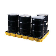 Load image into Gallery viewer, Yellow 6 Drum Modular Spill Platform No Drain | 1686 - 1686 - image 4