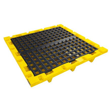 Load image into Gallery viewer, 4 Drum Spill Pallet | Yellow Plastic, Nesting | 1646 | Eagle - image 5
