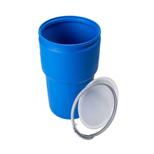 Load image into Gallery viewer, Blue 14 Gal Plastic Drum Barrel Metal Lever-Lock | 1610MB - 1610MB - image 5