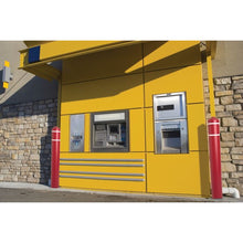Load image into Gallery viewer, Red 8" x 57" Bollard Post Cover | White Reflective Stripes | 1737RWS - 1737RWS - image 5