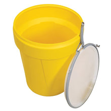 Load image into Gallery viewer, Yellow 40 Gal Lab Pack Plastic Drum | Metal Lever-Lock | 1651M - 1651M - image 5