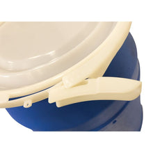 Load image into Gallery viewer, Blue 55 Gal Plastic Drum Barrel | Plastic Lever-Lock | 1656B - 1656B - image 5