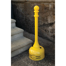 Load image into Gallery viewer, 2 Gal Yellow Metal and Poly Butt Can | 1202 | Justrite - image 5