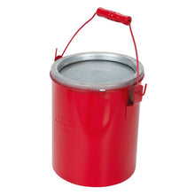 Load image into Gallery viewer, 6 Quart Red Steel Bench Can | Dasher Screen, No Lid | B606NL - B606NL - image 5