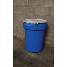 Load image into Gallery viewer, Blue 30 Gal Open Head Plastic Drum | Metal Bolt Ring | 1601MBBR - 1601MBBR - image 5