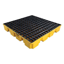 Load image into Gallery viewer, 4 Drum Spill Pallet | Yellow Plastic, With Drain | 1645 - 1645 - image 6