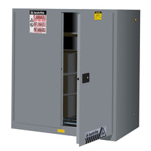 Load image into Gallery viewer, Gray 60 Gal Drum Cabinet With Drum Rollers | 2 Self-Close Doors | 899073 - 899073 - image 6