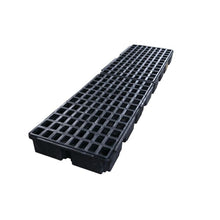 Load image into Gallery viewer, Black 4 Drum Modular Spill Containment Platform With Drain IL | 1647BD - 1647BD - image 6