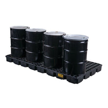 Load image into Gallery viewer, Black 8 Drum Modular Spill Platform With Drain | 1688BD - 1688BD - image 7