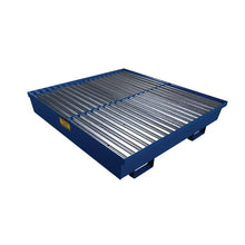 Load image into Gallery viewer, 4 Drum Spill Pallet | Blue Metal, Without Drain | 1640ST - 1640ST - image 7