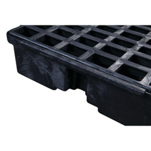 Load image into Gallery viewer, Black 4 Drum Modular Spill Containment Platform With Drain IL | 1647BD - 1647BD - image 7