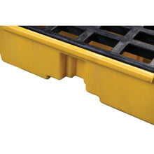 Load image into Gallery viewer, Yellow 4 Drum Modular Spill Containment Platform With Drain IL | 1647D - 1647D - image 7