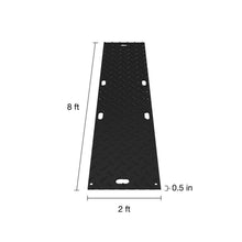 Load image into Gallery viewer, 2' x 8' MambaMAT® Composite Ground Protection Mat | Black – MM28 - MM28 - image 7