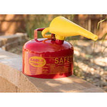 Load image into Gallery viewer, 2.5 Gal Red Steel Safety Can for Flammables | Funnel | Type I | UI25FS - UI25FS - image 7