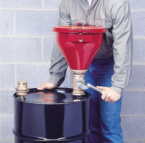 Justrite 08203 FUNNEL, DRUM, W/TIP OVER KIT