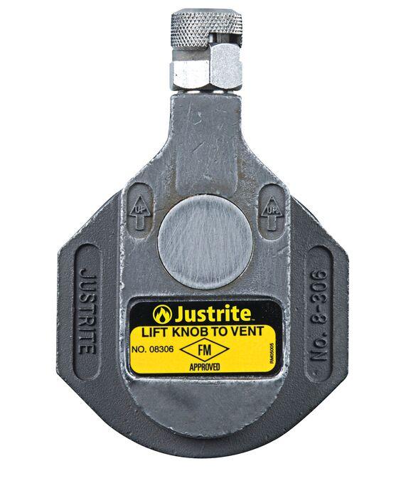 Justrite 08306 VENT, DRUM, S/S, HORZ F/CORRSV