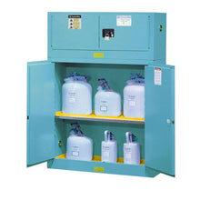 Load image into Gallery viewer, Blue Piggyback Corrosives/Acid Steel Cabinet | 12 Gal, 2 Manual-Close Doors | 891302 - 891302 - image 8