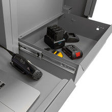 Load image into Gallery viewer, Durham Mobile, Secure, Tool Charging Cabinet, 16 Gauge, 12 Shelves, 2 Drawers, 2 Power Strips, 48 x 24 x 78 - image 8