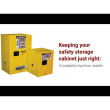 Load image into Gallery viewer, Blue Plastic Corrosives and Acid Cabinet | Manual Close Doors | 24180 - 24180 - image 9