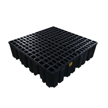 Load image into Gallery viewer, 4 Drum Spill Pallet | Black Plastic, With Drain | 1640B - 1640B - image 9