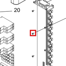 Load image into Gallery viewer, Graco 100035 SCREW, MACH, PNH - item 15 highlighted in the Graco 3A0100EN-H parts diagram
