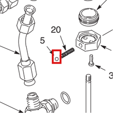 Load image into Gallery viewer, Graco 100069 BALL - item 5 highlighted in the Graco 308390EN-N parts diagram