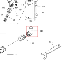 Load image into Gallery viewer, Graco 100088 Fitting,street, 90 Deg - highlighted in parts diagram