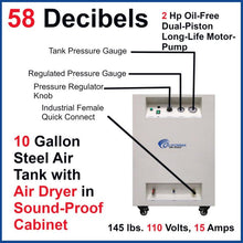 Load image into Gallery viewer, California Air Tools 10020DSPC  Ultra Quiet &amp; Oil Free Air Compressor