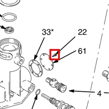 Load image into Gallery viewer, Graco 100258 SCREW - item 22 highlighted in the Graco 306713EN parts diagram