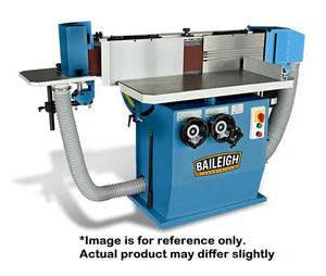 Baileigh Industrial - 220V Three Phase Edge Sander, 6" x 120" Belt Size, Can Sand Vertical, Horizontal, or at 45 Degrees