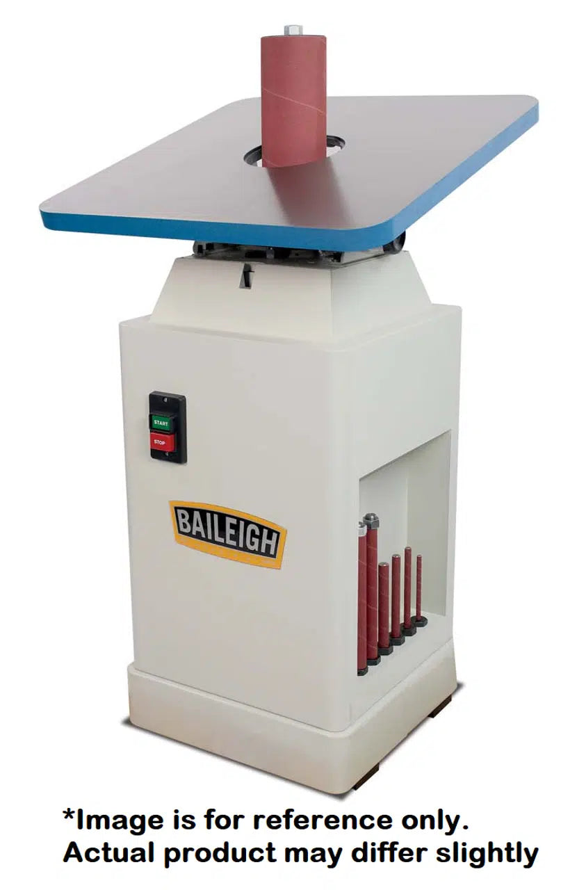 Baileigh Industrial - 110V 1HP Oscillating Vertical Spindle Sander with 1.5