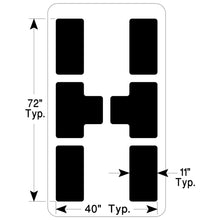 Load image into Gallery viewer, NewStripe 10001006 Block Individual Letter Stencil 72"