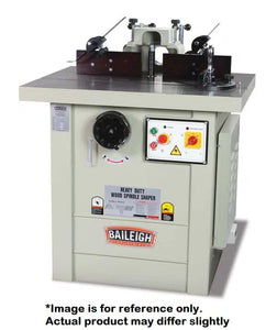 Baileigh Industrial - 220V 1Ph 5 hp Spindle Shaper, 35" x 28" Working Table