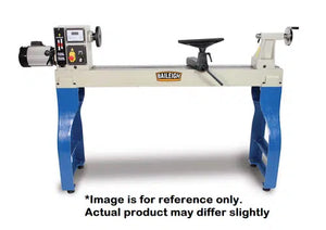 Baileigh Industrial - 220V Single Phase Variable Speed Wood Turning Lathe, 18" Swing, 47" Between Centers
