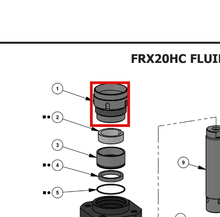 Load image into Gallery viewer, Binks 101-1619 PACKING NUT -- Ref 1, FRX20 Fluid Section Manual 77-2939 [ English ]
