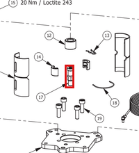 Load image into Gallery viewer, Binks 101-9420 PUMP ROD QD ADAPTER -- Ref 17, Century Pump Manual 77-2940 EN [ English ]