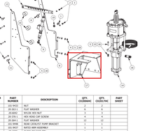 Load image into Gallery viewer, Binks 101-9446 BRACKET ASSEMBLY -- Ref 17, Century Pump Manual 77-2940 EN [ English ]