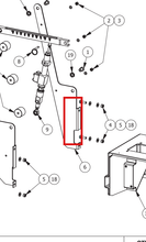 Load image into Gallery viewer, Binks 101-9448 REAR CATALYST PUMP BRACKET -- Ref 6, Century Pump Manual 77-2940 EN [ English ]