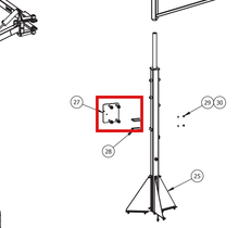 Load image into Gallery viewer, Binks 101-9475 MAST MOUNTING BRACKET KIT -- Ref 27, Century Ext Mix Gel Coat Manual 77-2941 [ English ]