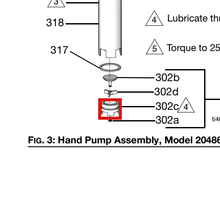 Load image into Gallery viewer, Graco 101021 Ring, Retaining.ext. - highlighted in parts diagram