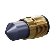 Load image into Gallery viewer, Kennametal T090-4 Single Angle Tungsten Carbide Blast Nozzle, 1/4" Bore, 1-1/4" Brass Thread
