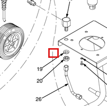 Load image into Gallery viewer, Graco 101333 Washer, Lock, Spring - highlighted in parts diagram